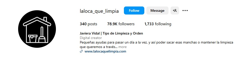 tips de limpieza instagram