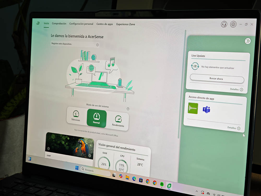 Mi experiencia con el ordenador portátil Acer Swift 14 AI tras un mes de uso 8 Mi experiencia con el ordenador portátil Acer Swift 14 AI tras un mes de uso 7