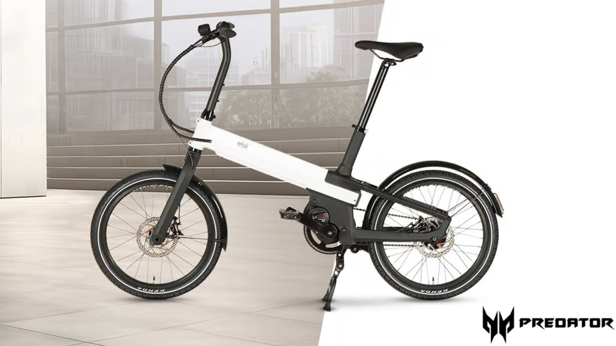 Acer ebii-M - una bicicleta eléctrica minimalista con 80 km de autonomía