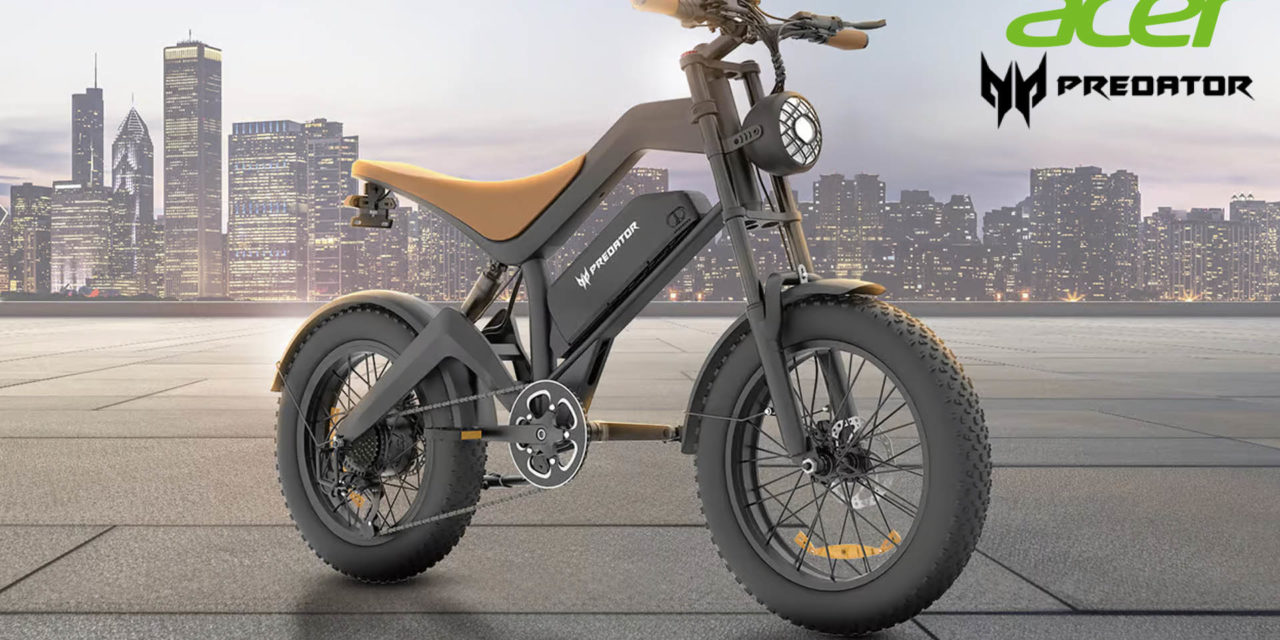 Acer Predator eRanger, una bicicleta eléctrica con neumáticos anchos y doble suspensión