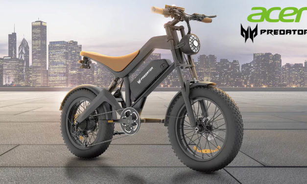 Acer Predator eRanger, una bicicleta eléctrica con neumáticos anchos y doble suspensión