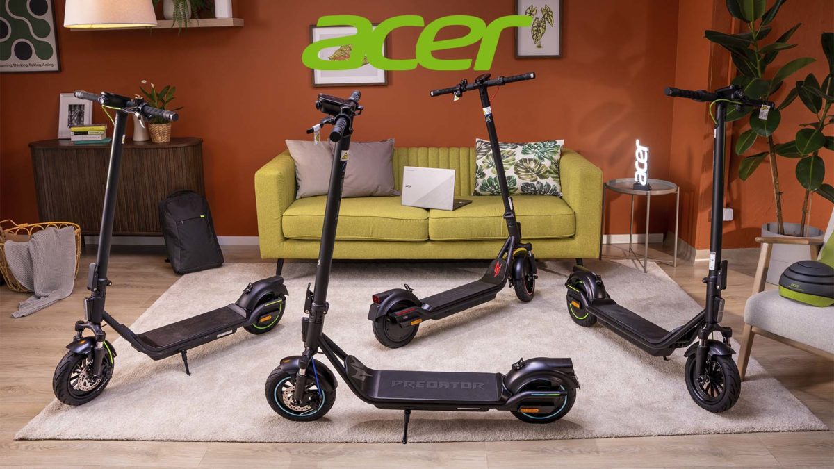 Acer Predator Thunder y Storm - patinetes eléctricos con suspension dual y 60 km de autonomia