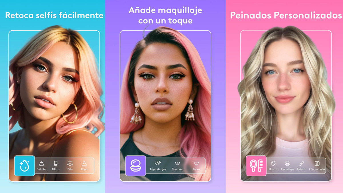 8 apps para hacer fotografías similares a Dazz Cam para Android 2 Apps para hacer fotografías similares a Dazz Cam para Android - Facetune Editor de Fotos, Pelo