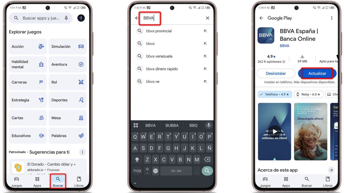 BBVA no funciona: Por qué falla la app del banco y posibles soluciones 4 BBVA no funciona - Actualización pendiente o fallida