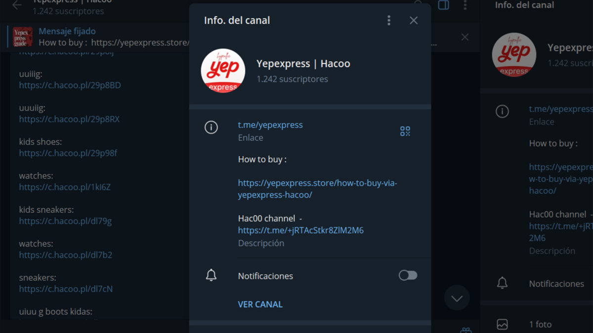 Mejores canales de Telegram para encontrar links y enlaces de Yepexpress