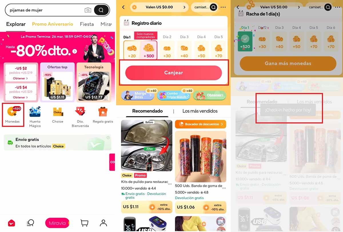 Cómo usar las monedas en AliExpress para comprar más barato 3 canjear monedas aliexpress