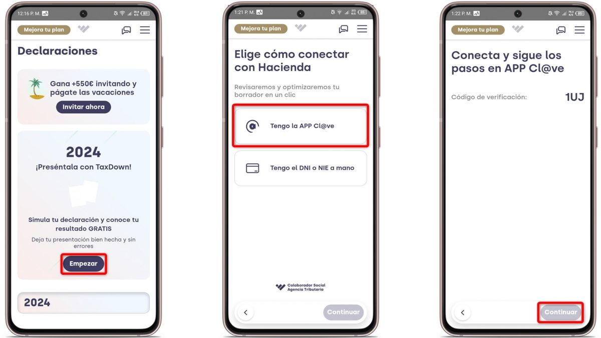 ¿Es fiable TaxDown? Opiniones sobre la app para hacer la Declaración de la Renta 2024-2025 3 Así puedes hacer la declaración de la renta con TaxDown