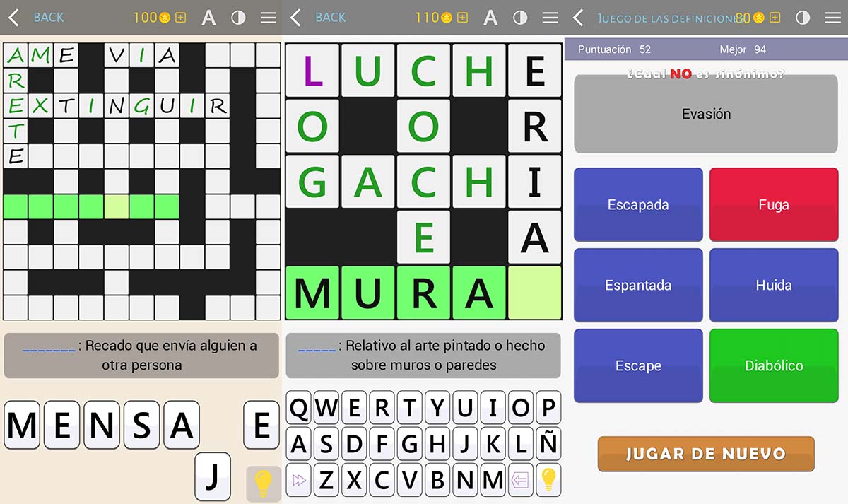 Los 7 mejores juegos de crucigramas y pasatiempos para descargar en el móvil 3 crucigrama