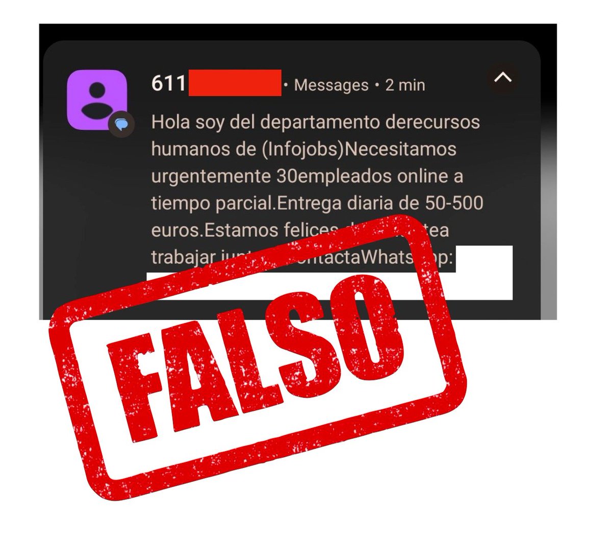 "Hola, soy de InfoJobs; tu currículum ha sido aprobado": mucho cuidado si recibes esta llamada 3 estafa