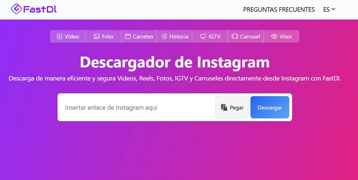 Cómo descargar un vídeo de Instagram: todas las opciones posibles 4 fastdl
