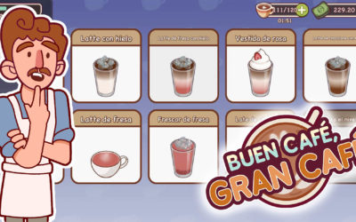 Lista completa y actualizada de recetas de Buen Café, Gran Café