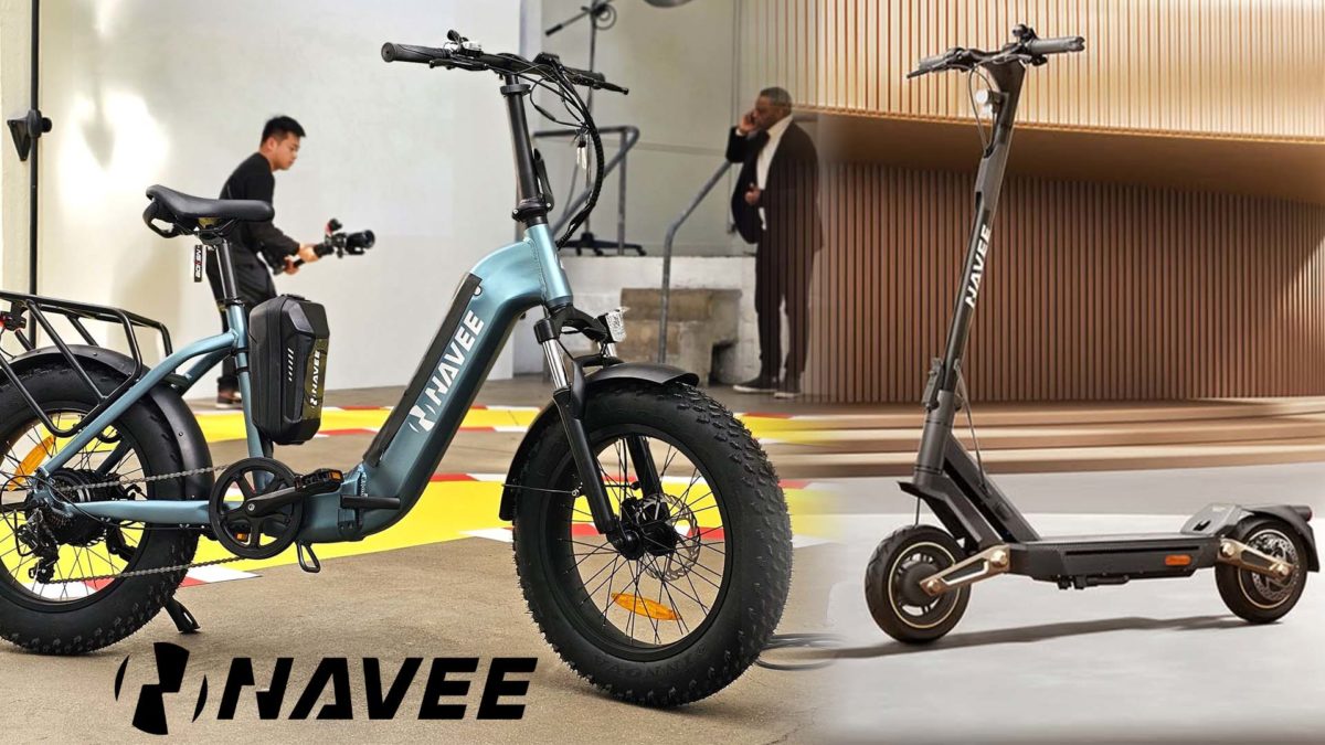 NAVEE F7 y ST3 Pro, bicicletas y patinetes electricos para moverse por la ciudad de forma sostenible