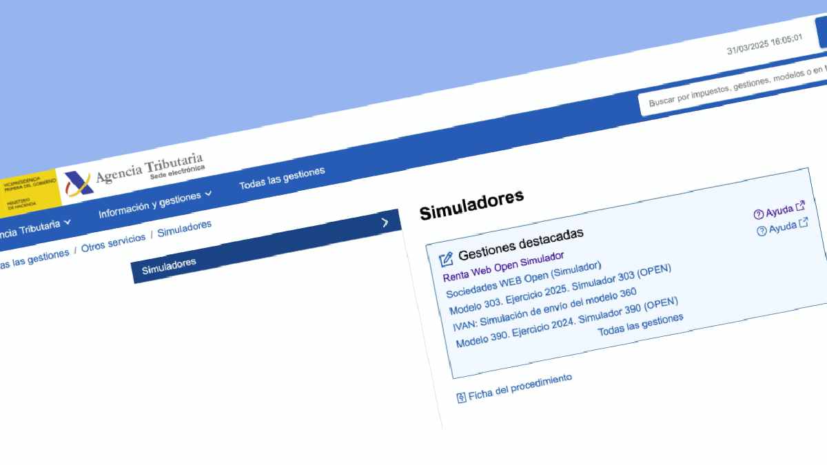 Cómo acceder al simulador de la Declaración de la Renta 2024-2025 online 1 simulador declaracion renta