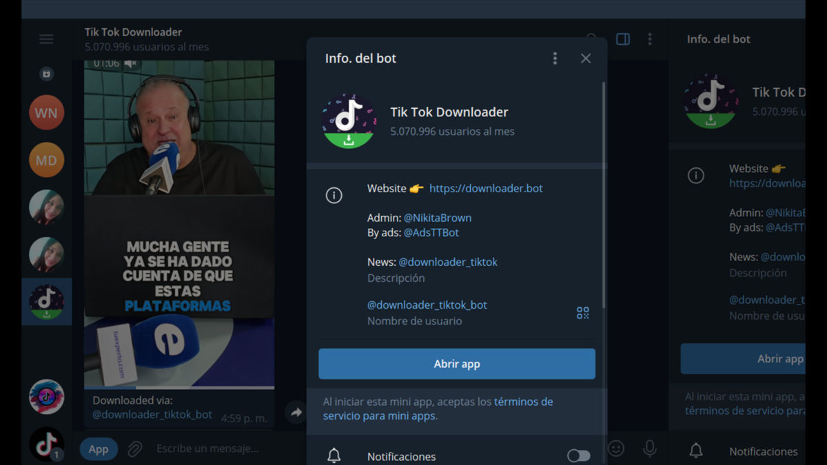 Cómo descargar vídeos de TikTok sin marca de agua: todas las opciones posibles 3 Trucos para descargar vídeos de TikTok sin marca de agua - Bots de Telegram