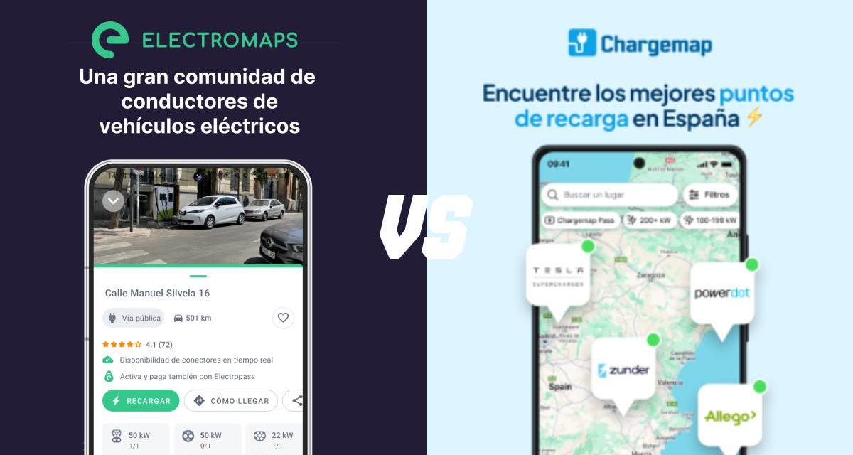 Electromaps vs Chargemap, ¿cuál es la mejor app para viajar con un coche eléctrico?