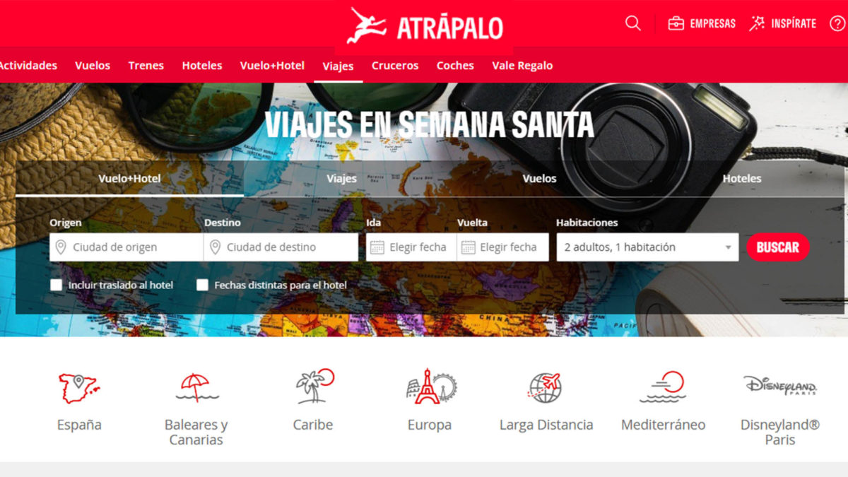Apps y webs para encontrar ofertas de última hora con escapadas para Semana Santa - Atrápalo