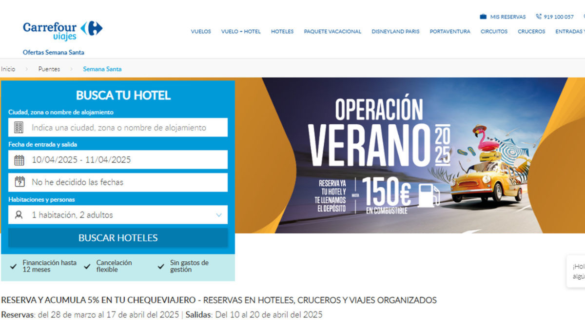 Apps y webs para encontrar ofertas de última hora con escapadas para Semana Santa - Carrefour Viajes