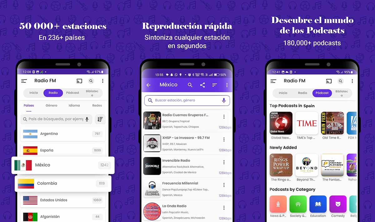Las 7 mejores apps de radio FM sin Internet gratis para Android 5 radio fm app