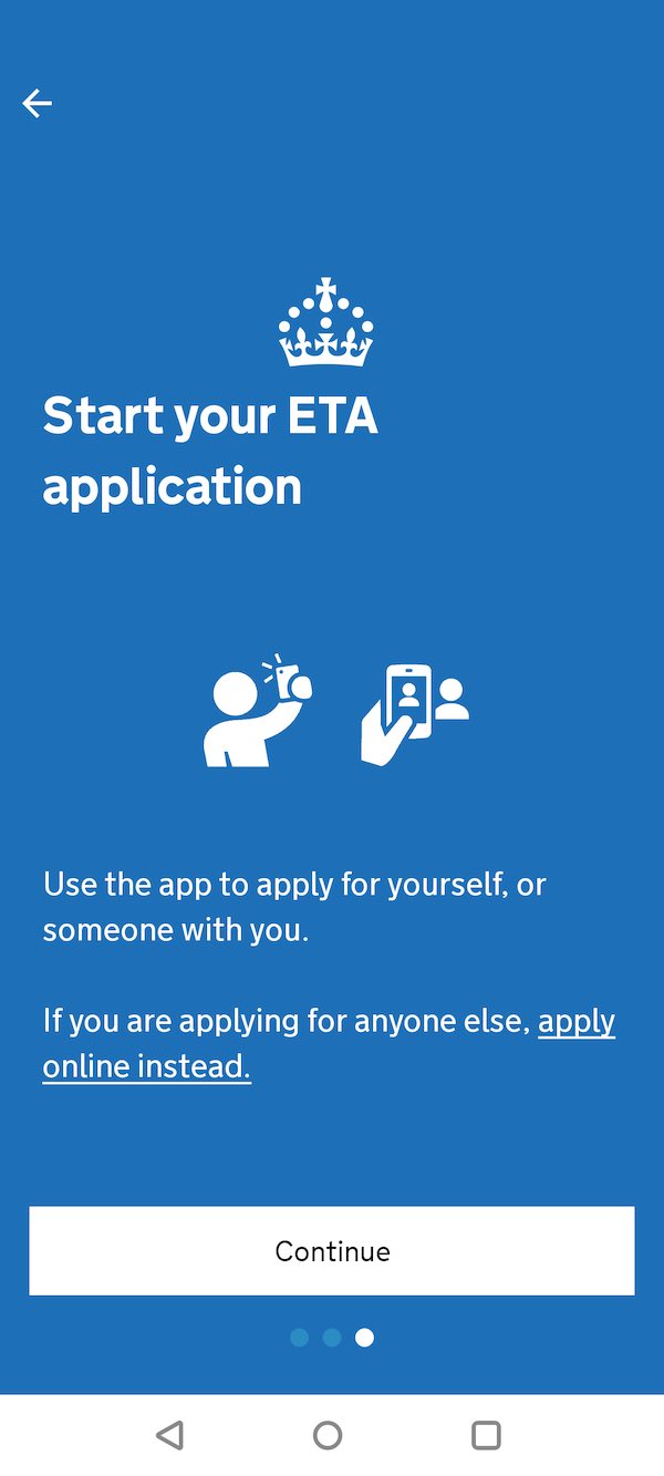 Cómo conseguir el permiso ETA para viajar al Reino Unido con la app UK ETA: guía paso a paso 2 solicitar eta reino unido movil 0
