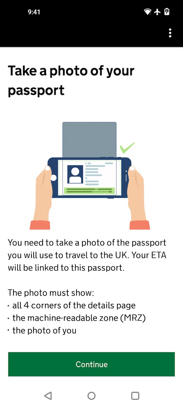 Cómo conseguir el permiso ETA para viajar al Reino Unido con la app UK ETA: guía paso a paso 3 solicitar eta reino unido movil 4