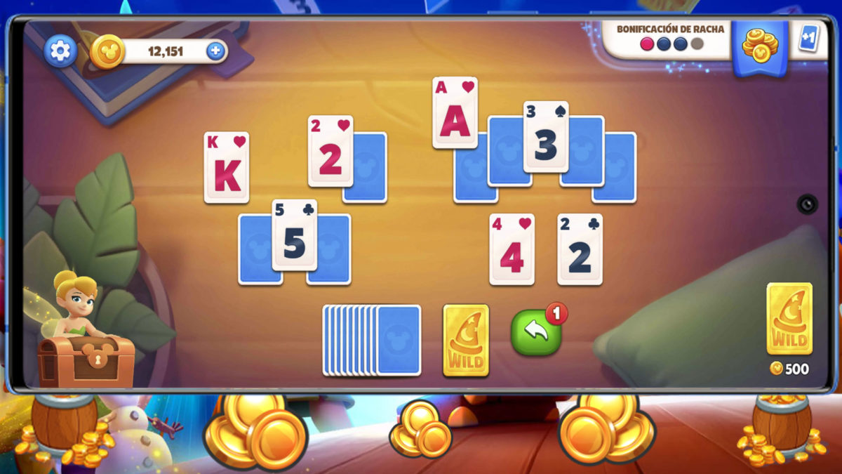Cómo conseguir monedas y dinero ilimitado en Disney Solitaire 5 Trucos para conseguir monedas y dinero ilimitado en Disney Solitaire - Completa la bonificación de racha