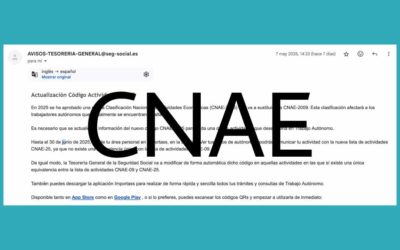 Cómo actualizar el CNAE en la app Importass de la Seguridad Social: guía paso a paso