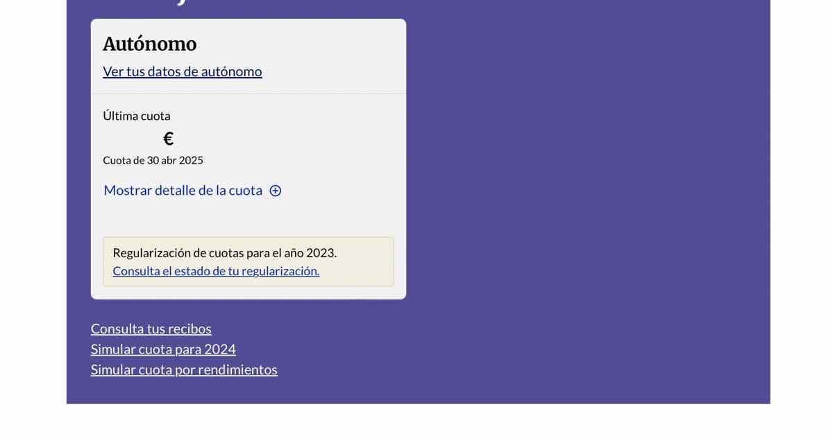 codigo cnae autonomos