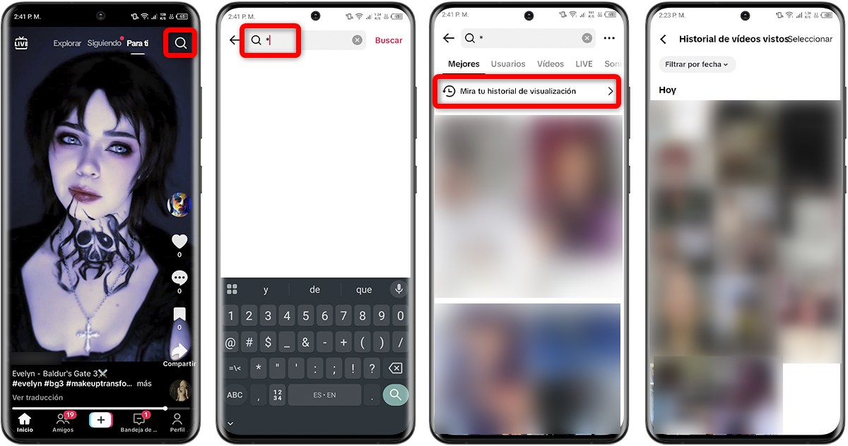 Cómo ver un vídeo anterior que acabo de ver en TikTok 2 Así puedes ver un vídeo anterior que acabo de ver en TikTok