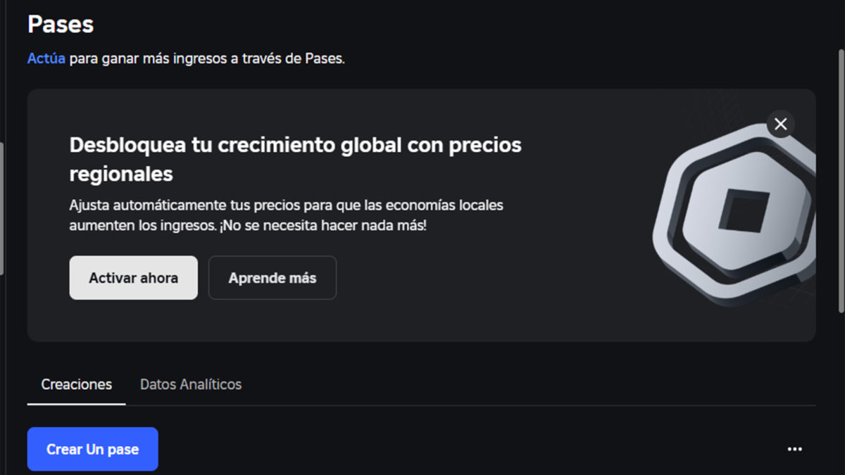 Cómo tener robux gratis en Roblox: 7 consejos para conseguirlos en 2025 4 Consejos para tener robux gratis en Roblox - Crea pases de juego y acceso premium