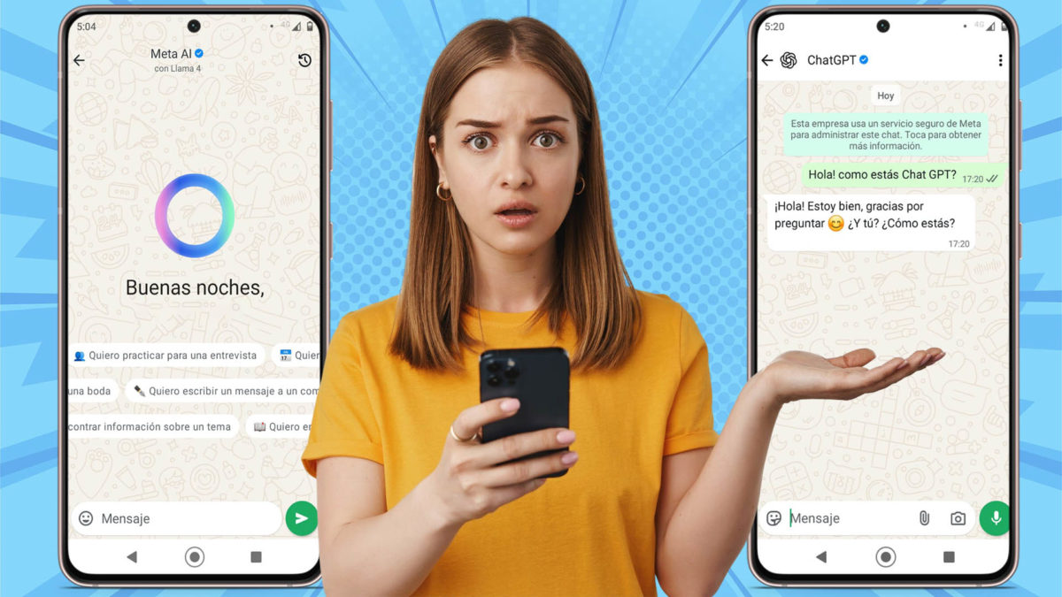 ¿Cuál asistente de IA es mejor tener en WhatsApp: Meta AI o ChatGPT? Esta es mi experiencia 1 Cual asistente de IA es mejor tener en WhatsApp-Meta IA o ChatGPT Esta es mi experiencia