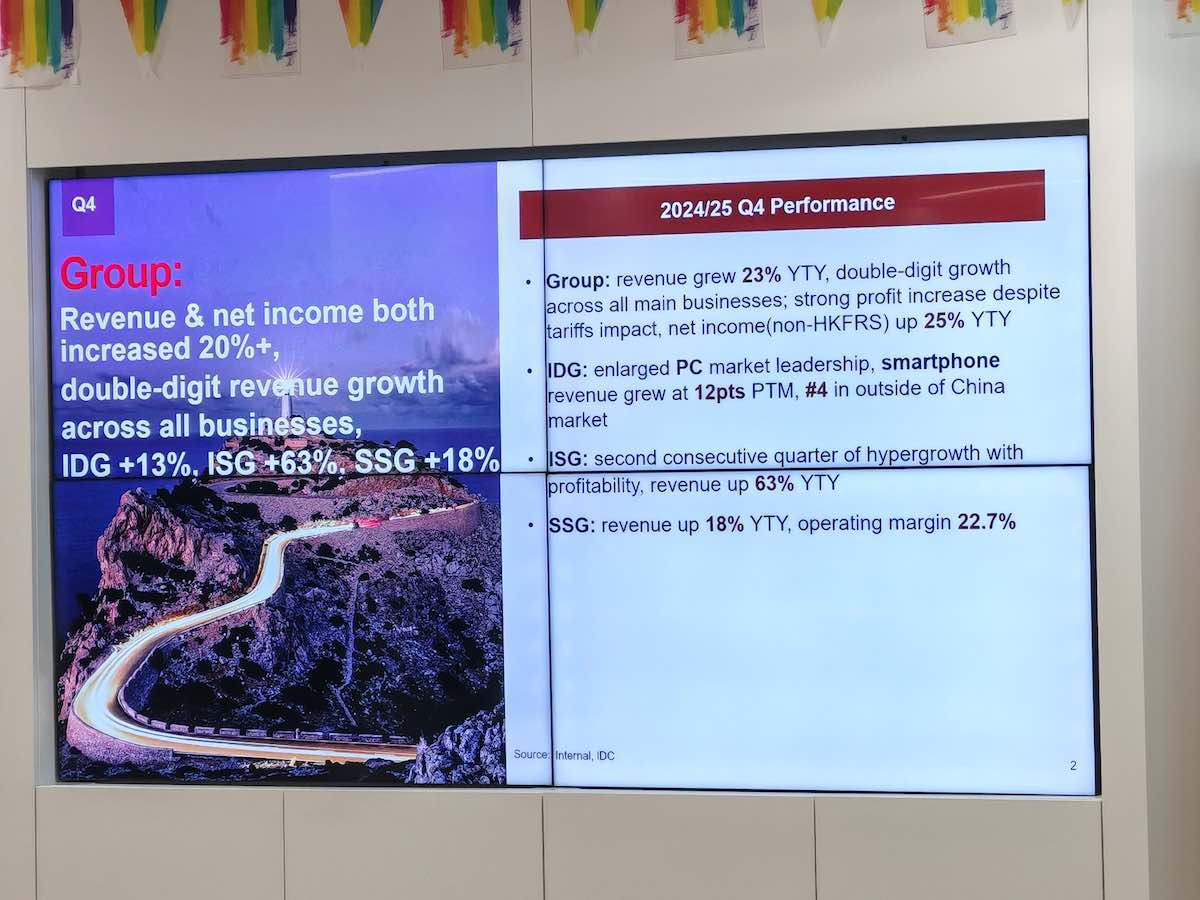 Lenovo consolida su reinado tecnológico: PCs, IA y diversificación impulsan un año récord 1 Lenovo resultados ano fiscal 0