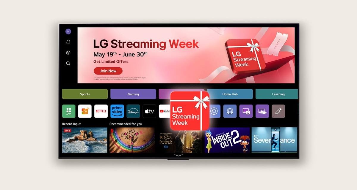Las 12 mejores ofertas y promociones de la LG Streaming Week para canjear en televisores LG con webOS