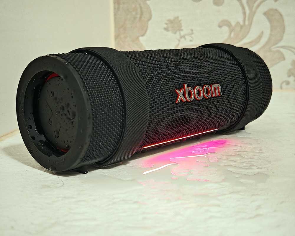 6 características clave del altavoz inalámbrico LG xboom Grab - Resistencia militar