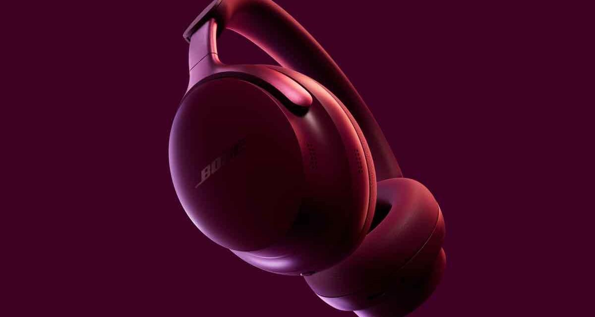 Bose QuietComfort Ultra Deep Plum, una nueva versión elegante de los auriculares de diadema top de Bose