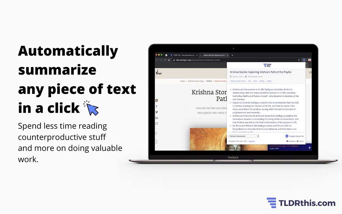 Las 7 mejores extensiones de Google Chrome para resumir textos, vídeos y PDF 3 tldr this
