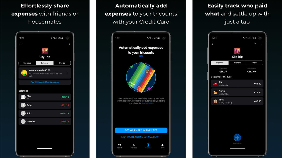 Apps para gestionar gastos compartidos en vacaciones en 2025 - tricount 