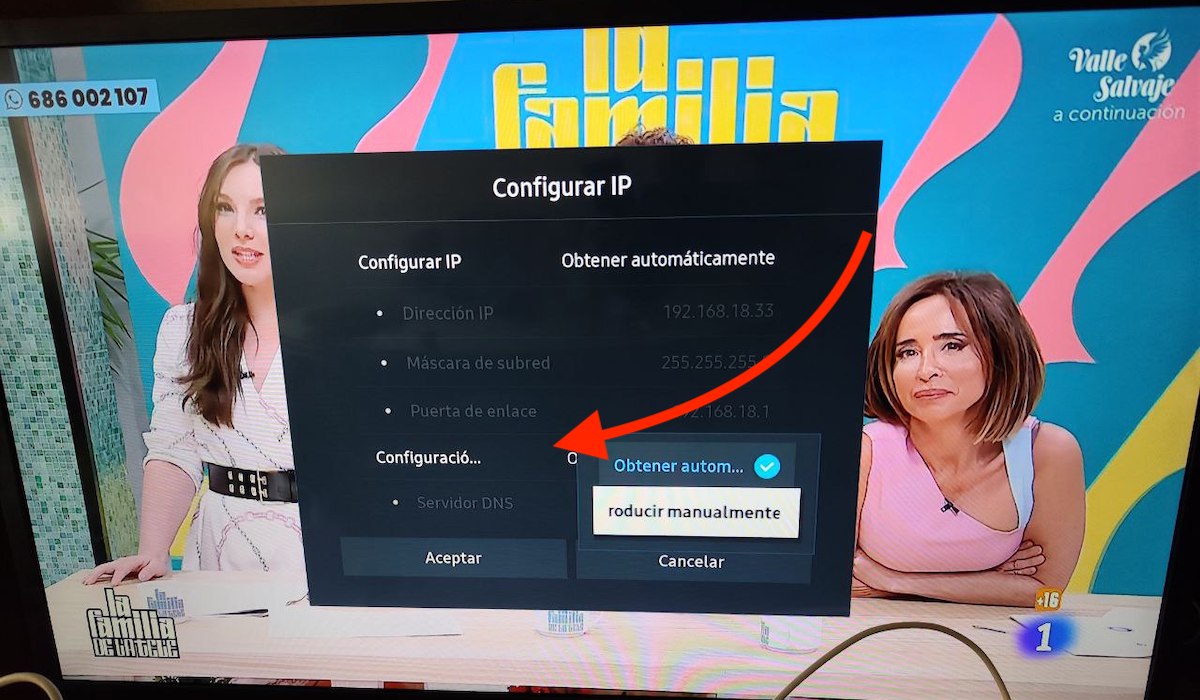 Cómo cambiar la DNS en tu televisor Samsung paso a paso 5 cambiar dns samsung tv 3