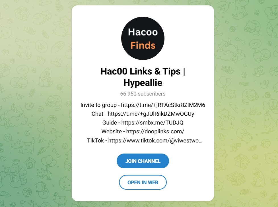 hacoo links y tips
