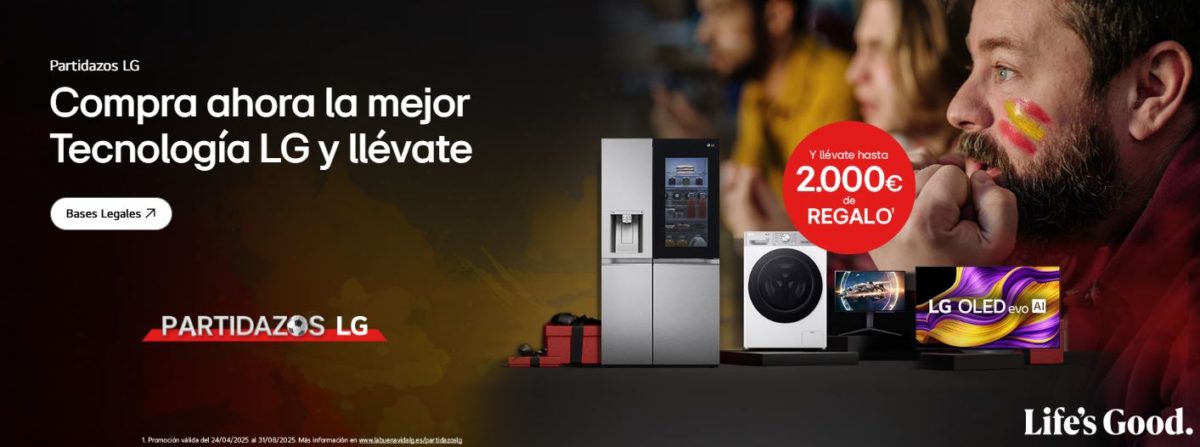 Los Partidazos LG traen premio y sólo esta semana puedes llevarte el doble 1 Los Partidazos LG traen premio y solo esta semana puedes llevarte el doble