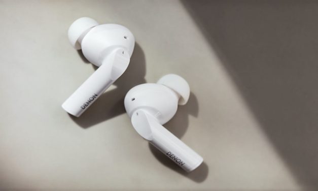 Denon AH-C840NCW, auriculares inalámbricos con cancelación de ruido y resistentes al sudor para deportistas