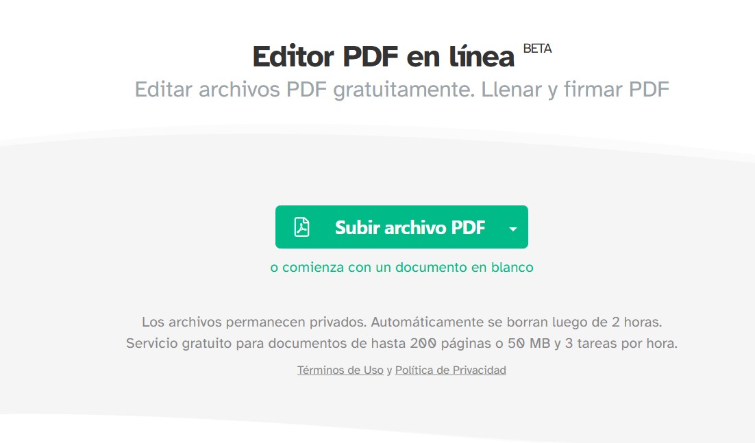 Alternativas gratis a ILovePDF para editar, crear y firmar archivos PDF 7 sejda