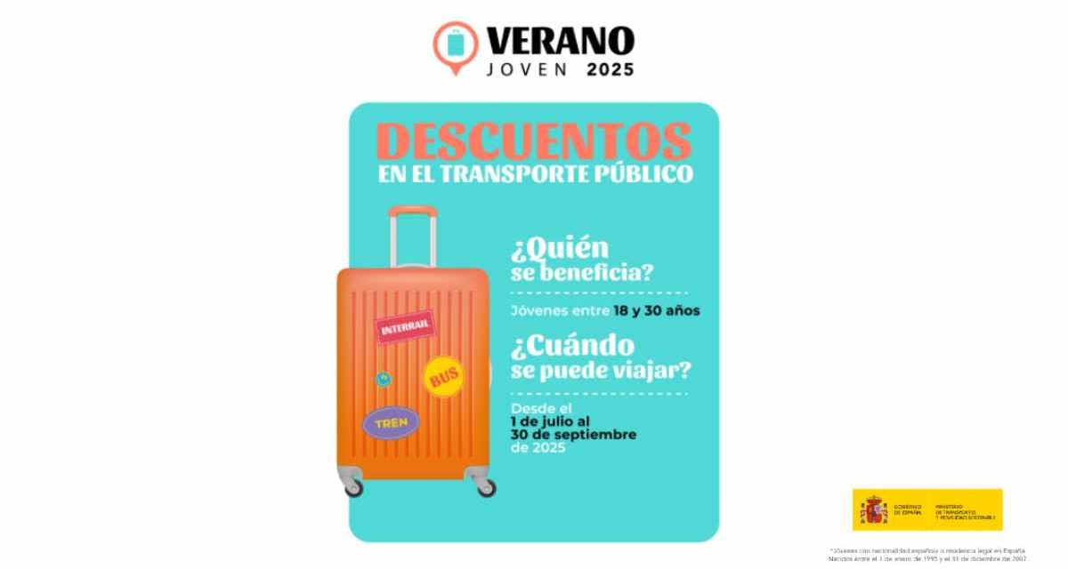Cómo solicitar el programa Verano Joven 2025 para viajar con descuentos