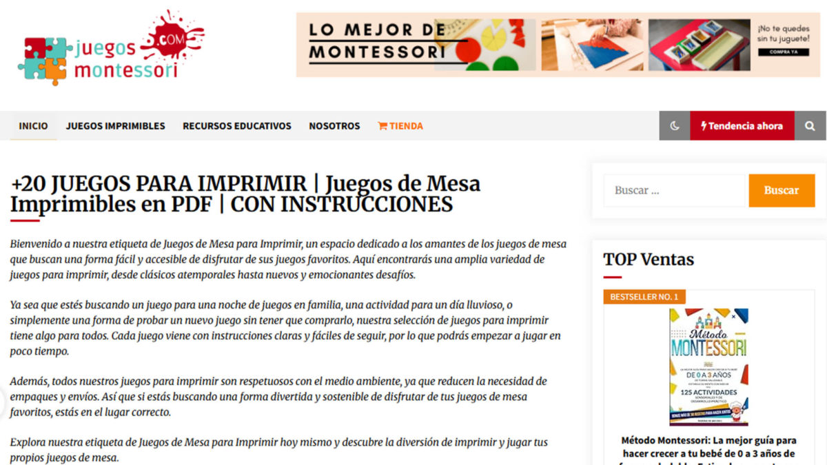 Plantillas con juegos de mesa en PDF para imprimir gratis 15 Páginas web con plantillas de juegos de mesa para imprimir - Juegos Montessori