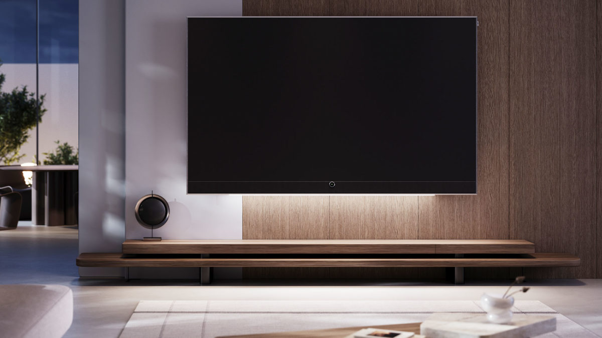 Loewe Stellar 97: la pantalla OLED más grande y con más estilo para tu salón 3 Así se ve el modelo Loewe stellar 97 puesto en el salón
