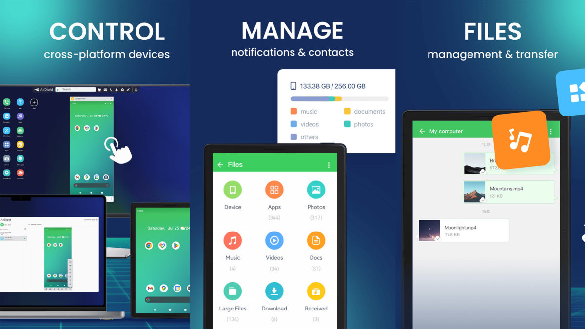 Mejores alternativas a WeTransfer - AirDroid