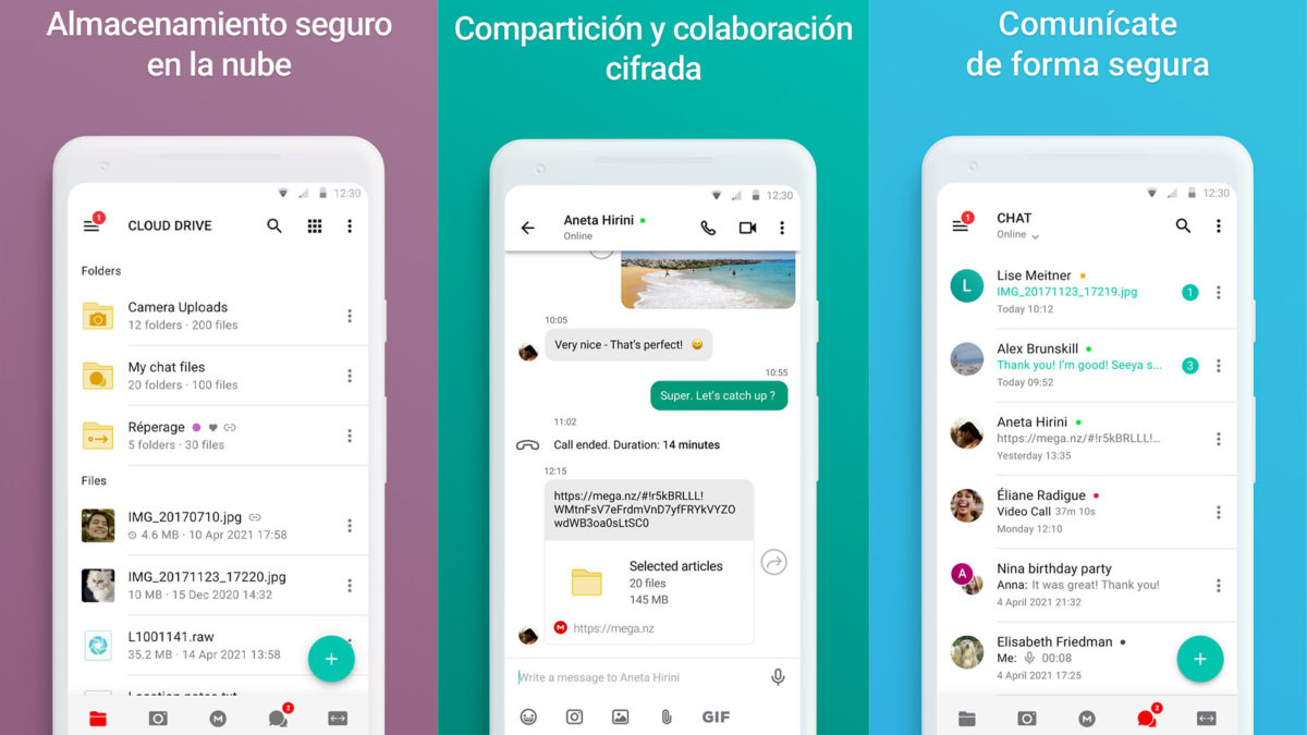 Mejores alternativas a WeTransfer - MEGA
