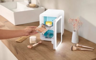 Mini nevera portátil con espejo LED de ALDI por 35 euros ¿vale la pena?