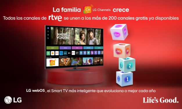 LG Channels incorpora a su plataforma de ‘streaming’ los canales de RTVE
