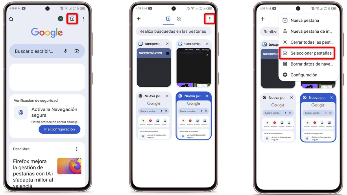 Estas son las 4 nuevas funciones de Google Chrome para ser más eficiente al trabajar y estudiar 5 Sincroniza tus grupos de pestañas en móviles