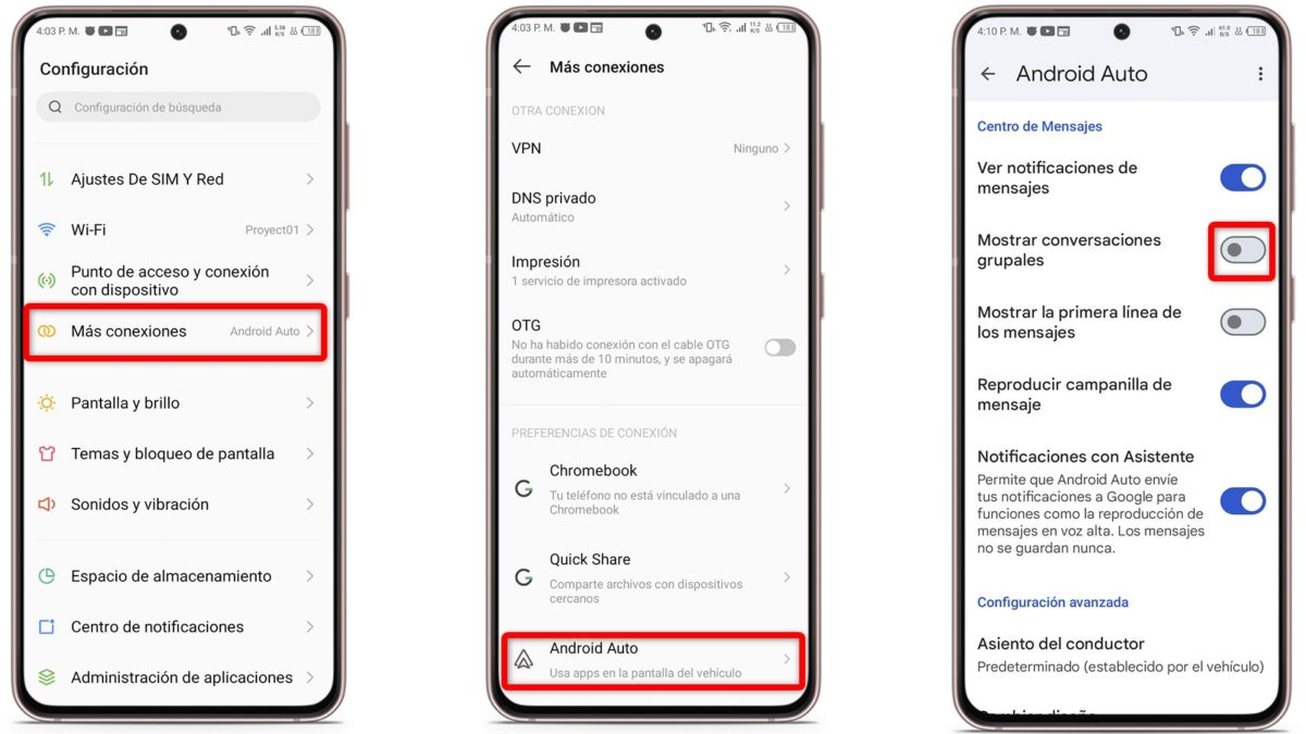 10 trucos de Android Auto que funcionan en 2025 3 Trucos de Android Auto que funcionan en 2025 - Adiós a las notificaciones de grupo